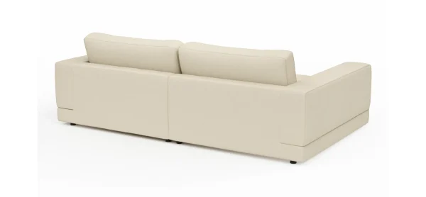 Megasofa Juni Lounge - B ca. 252 cm, Stoff, Offwhite – Bild 5