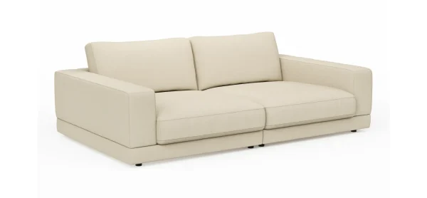 Megasofa Juni Lounge - B ca. 252 cm, Stoff, Offwhite – Bild 7