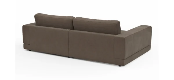 Megasofa Juni Lounge - B ca. 252 cm, Stoff, Mocca – Bild 5