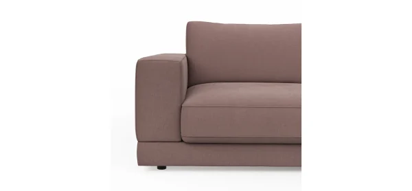 Megasofa Juni Lounge - B ca. 252 cm, Stoff, Rosé – Bild 2