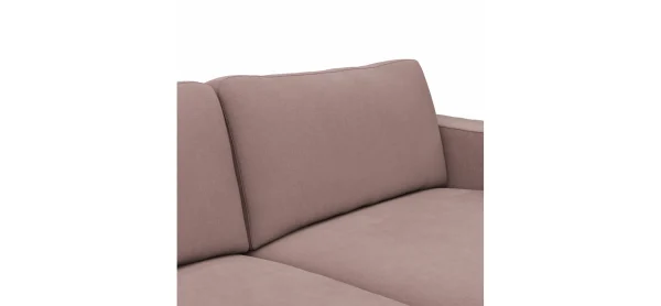 Megasofa Juni Lounge - B ca. 252 cm, Stoff, Rosé – Bild 4