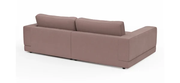 Megasofa Juni Lounge - B ca. 252 cm, Stoff, Rosé – Bild 5