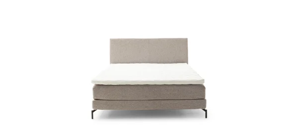 Boxspringbett Samu 4 - Liegefläche 180x200 cm, Stoff Beige – Bild 5