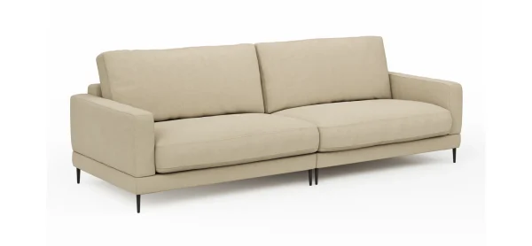 Sofa Janne - 3-Sitzer, Stoff, Sand – Bild 7