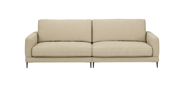 Sofa Janne - 3-Sitzer, Stoff, Sand