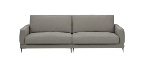 Sofa Janne - 3-Sitzer, Stoff, Grau