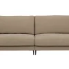 Sofa Janne - 3-Sitzer, Stoff, Nougat
