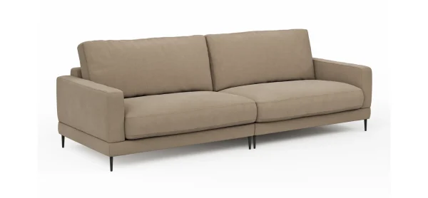 Sofa Janne - 3-Sitzer, Stoff, Nougat – Bild 8