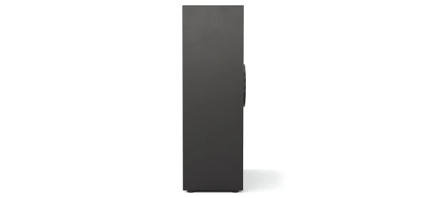 Highboard Jyn - BHT ca. 91x144x41 cm, Lack, Schwarz, Bodenstehend – Bild 7