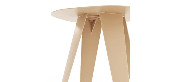 Beistelltisch Signe - BHT ca. 40x50x40 cm, Lack, Beige – Bild 2