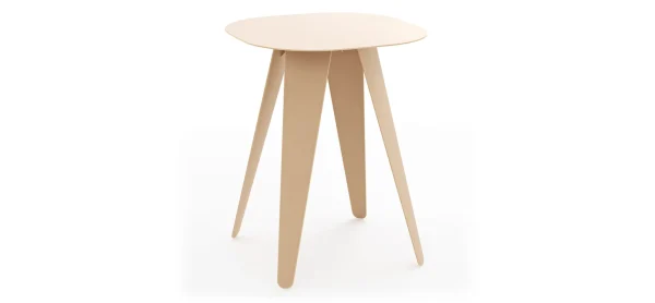 Beistelltisch Signe - BHT ca. 40x50x40 cm, Lack, Beige – Bild 3