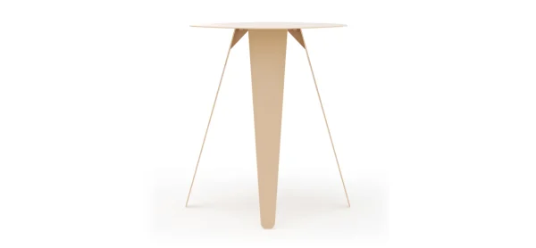 Beistelltisch Signe - BHT ca. 40x50x40 cm, Lack, Beige – Bild 6