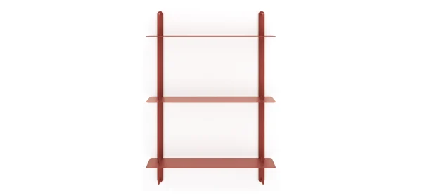 Wandregal Dagny S - BHT ca. 60x85x18 cm, Metall, Camparirot – Bild 5