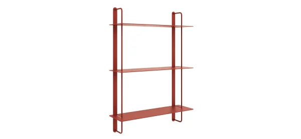 Wandregal Dagny S - BHT ca. 60x85x18 cm, Metall, Camparirot