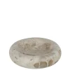 Deko-Schale - DH ca. 25x6 cm, Marmor Beige