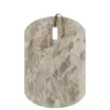 Servier-Brett - LBH ca. 45x30x2 cm, Marmor Beige